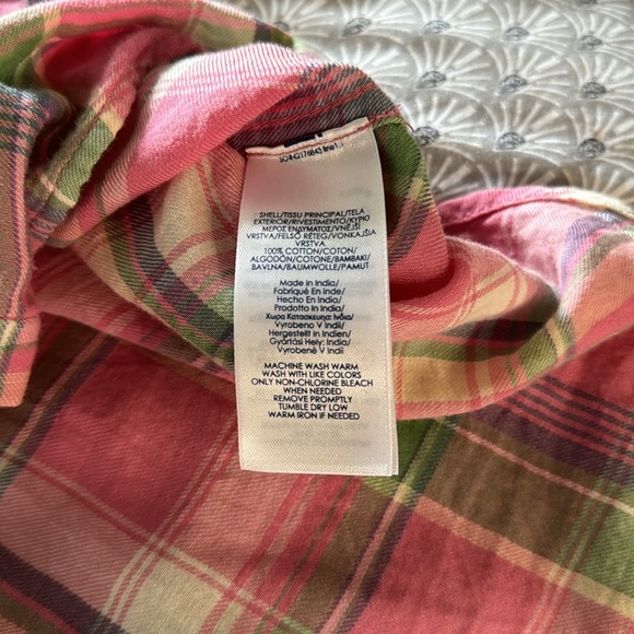 Chaps Plaid Button Down - Picture 7 of 7